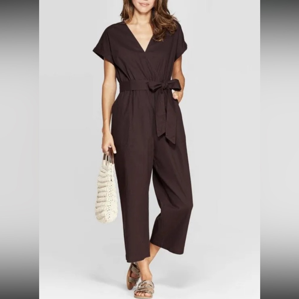 Universal Threads Jumpsuit Brown Crimson - size LARGE